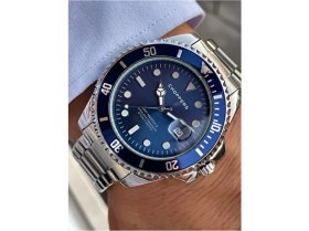 Resim Choppers Gümüş Renk Erkek Kol Saati Metal Kordon 1 ATM Suya Dayanıklı Spor Fonksiyonlu 