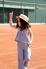 Resim Flouncy Müslin Crop Set - Sky Blue - Sky Blue / 2-3 Y 