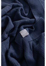 Resim Plaid İndigo Çift Kişilik Battaniye 200x220 15015 Indigo 