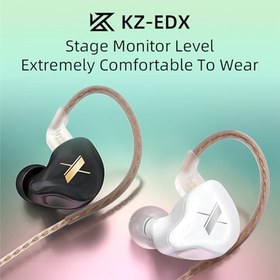 Resim Kz Edx Oyuncu Iem Monitör Kablolu Kulak Içi Kulaklık - Mikrofonlu (Türkiye'den Gönderilir) 