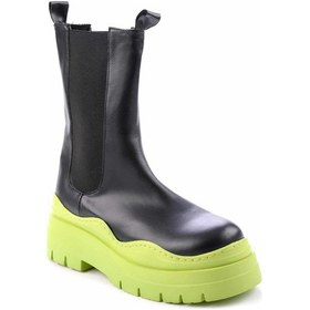 Resim Siyah Yeşil Kadın Bot & Bootie K02828193509 Yeşil 
