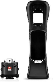 Resim NC Wii Uzaktan Kumanda için 2 Motion Plus Adaptör Sensörü ve 2 Silikon Kılıf kullanımı, Wii Motion Plus Adaptörü için Hızlandırıcı Değiştirme (Siyah 1 adet) 