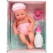 Resim Roza Yeni Doğan Et Bebek 25 Cm 