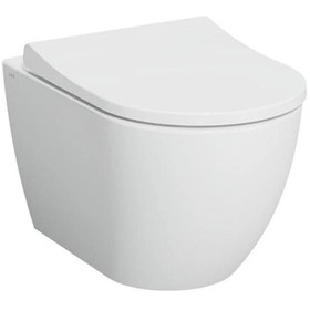 Resim VitrA S60 Kanalsız Asma Klozet + Slim Duroplast Kapak 