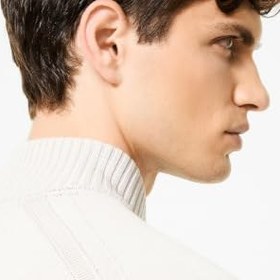 Resim Roberto Ricci Designs Pamuk Hırka 48, 50, 5003332625, Beyaz, Erkek 