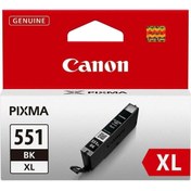 Resim Canon Clı-551bk Xl Siyah Yüksek Kapasiteli Orijinal Mürekkep Kartuş 6443b001 