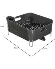 Resim Aesco Bianka Paslanmaz Bulaşıklık Gri KÜÇÜK37*33*17 cm D-14650 