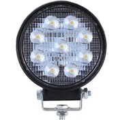 Resim Off Road Gündüz Farı 9 Led Yuvarlak Çalışma Lambası 27 Watt 100 ORJİNAL - ADINIZA FATURALI - HIZLI KARGO