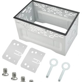 Resim Haashu Araba Radyosu Kurulum Çerçevesi Evrensel 2din Double Din Metal Çerçeve Yuvası Yuva Araç DVD Oynatıcı Gps Navigasyon (Yurt Dışından) 