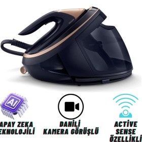 Resim Philips Buhar Kazanlı Ütü, Yapayzeka Teknolojisi, Kumaş Algılama, Activesense(Kameralı), Güçlü Buhar PSG9050/20 
