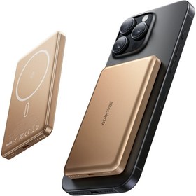 Resim Mcdodo MC-4642 5000mAh 20W METAL ULTRA İNCE KABLOSUZ POWERBANK 