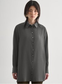 Resim Mizalle Koyu Gri Kadın Tunik M2MZ1030210219 