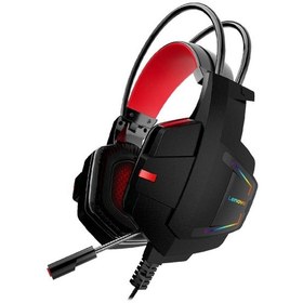 Resim Lenovo HU85 Surround USB Kablolu Oyuncu Kulaklığı 