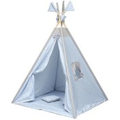 Resim Exorbaby Xl Ahşap ve Pamuklu Oyun Çadırı Oyun Evi Pembe 