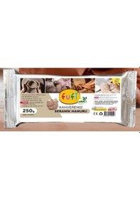 Resim Fufi Kil Seramik Hamuru 250 G Kahverengi 