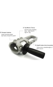 Resim Manpa Mp21-9 Grinder Holder Avuş Taş Motoru Tutucu 
