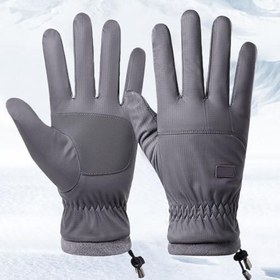 Resim Isıtmalı Eldivenler | Bisiklet için Sıcak Kış USB Isıtmalı Eldiven,Kaydırmaz Elektrikli Dokunmatik Ekran Uyumlu Kış Sporları Kayak Snowboard 