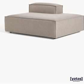 Resim Most Mollis Sağ Pro Köşe Modül 10 Kahverengi Keten Kumaş Yumuşak 