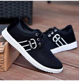 Resim Dancemonkey Sürüş Spor Siyah Rahat Nefes Moda Kanvas Erkek Düz Ayakkabısı Ayakkabı Ayakkabı Alabilen Ze Siyah 