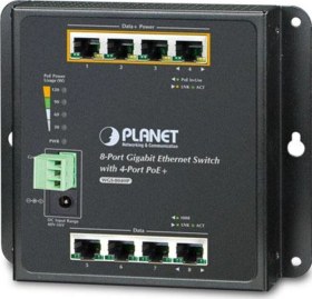 Resim Duvar Tip Yönetilemeyen Poe Switch 8-port 10/100/1000base-t Port-1 Ile Port-4 Arası Ieee 802.3at/a-114327 