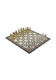 Resim Gifthome Metal Satranç Takımı - Seti Battal ispanyol parlak Kat 