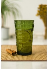 Resim Allegra Koyu Yeşil 6 Lı Bardak Seti 750 Ml Akrilik Malzeme - Cam Değildir Kırılmaya Dayanıklı Diğer 