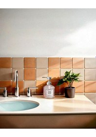 Resim Cam Sıvı Sabunluk - Banyo Mutfak Sabunluğu - Retro Series - 400 Ml 001 