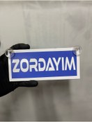 Resim HBSİ VANTUZLU (ÖPÜCÜKLÜ) ZORDAYIM MAVİ BEYAZ RENK CAM SÜSÜ 