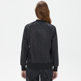 Resim adidas MonograSst Kadın Siyah Eşofman Üstü 