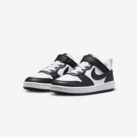 Resim Nike Court Borough Low Recraft Çocuk Günlük Spor Ayakkabı Dv5457-131 Beyaz - Siyah 