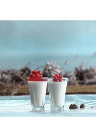 Resim LAV Truva Cam Kahve Yanı Su Bardağı 6 Kişilik 100 ml (Likör/Şerbet Bardağı ) 