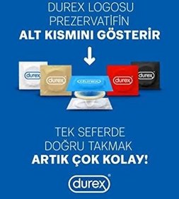Resim Durex Naturals Doğal Kayganlaştırıcılı İnce Prezervatif 40'lı (1 x 40 Adet) 