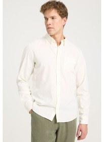 Resim Lee Regular Fit Normal Kesim Ekru Gömlek W5MY205279M50 Ekru 