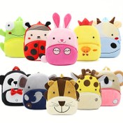 Resim 1 adet Toddler Sevimli Sırt Çantası, Peluş Karikatür Hayvan Mini Sırt Çantaları Küçük Kızlar ve Erkekler için Seyahat Çantası, Hafif Katlanabilir Sırt Çantası, Hediye için İdeal Seçim 