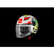 Resim MT Helmets KASK MT ÇOCUK LITE DİNO A0 BEYAZ 