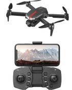 Resim C13s Ultra Karbon Desenli Çift Kameralı Drone 360 Roll, Tek Tuş Kalkış/iniş, Hd Kamera 