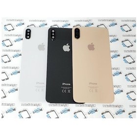 Resim İphone Xs Max Arka Pil Batarya Kapağı Kamera Lensi ( Yazı 