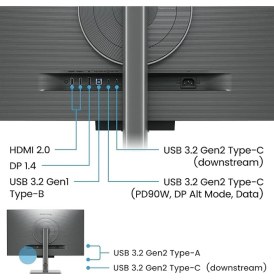 Resim BenQ RD320U 31,5 inç 4K HDMI DP USB 3.2 Pivot PIP-PBP DualView HDR Programlama Monitörü 