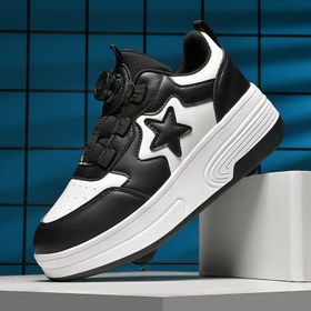 Resim Rampage Ayakkabılar, Kaykay Sneakerları, Şık Günlük Sokak Giyimi ve Ayarlanabilir Tekerlekler 