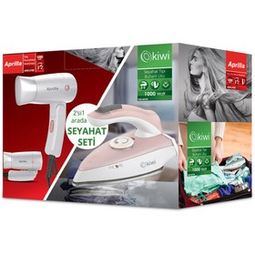 Resim woodhub Renkli 2'li Seyahat Seti, Pratik ve Şık Taşıma Çözümü 