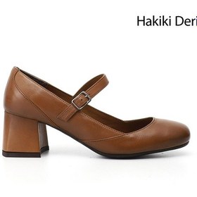 Resim Gönderi R Kadın Taba Antik Kalın Topuklu Mary Jane Hakiki Deri Ayakkabı Gdza134m0449 Taba 