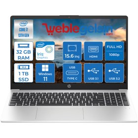 Resim Hp 250 G10 Intel Core I7-1355U 32GB 1tb SSD 15.6" W11PRO Fhd Taşınabilir Bilgisayar 99G1E6ETW13+ZETTAÇANTA 