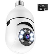 Resim Jeemson E27 1080p Ip Kamera, 355 Pan/90 Tilt, İki Yönlü Ses, Gündüz/gece Görüşü, Wifi Bağlantılı, Akıllı İnsan Algılama, 128gb Tf Kart Desteği 