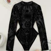 Resim Şık Baskılı Fleece Katmanlı Uzun Kollu Body Tişört Y2K, Günlük Giyim, Retro Tarz, Dar Kesim, Hafif Kumaş, Esnek Kumaş, Uzun Kollu Üst, Moda T-Shirt, Yetişkinler İçin 