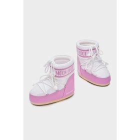 Resim Moon Boot Logolu Bağcıklı Su Itici Kar Botu Bayan Kar Botu 80D1409340 JB05 