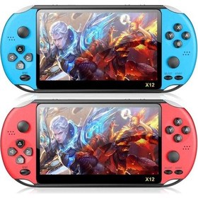 Resim X12 3000 Oyunlu 5.1" Ekran El Oyun Konsolu (İthalatçı Garantili) 