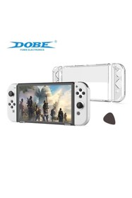 Resim Dobe Nintendo Switch Oled Kristal Koruma Kabı Tpu 