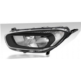Resim AYFAR FAR SOL SİYAH ÇERÇEVELİ TRANSİT COURIER 14 MOTORLU H15 H7 PY21W GNZRZ 