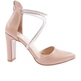 Resim Dgn 314-23y Kadin Topuklu Ayakkabi 314-2289-R0152 Bej 