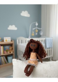 Resim Bez Bebek 30 Cm Oyuncak Bebek Uyku Arkadaşı 30 Cm 